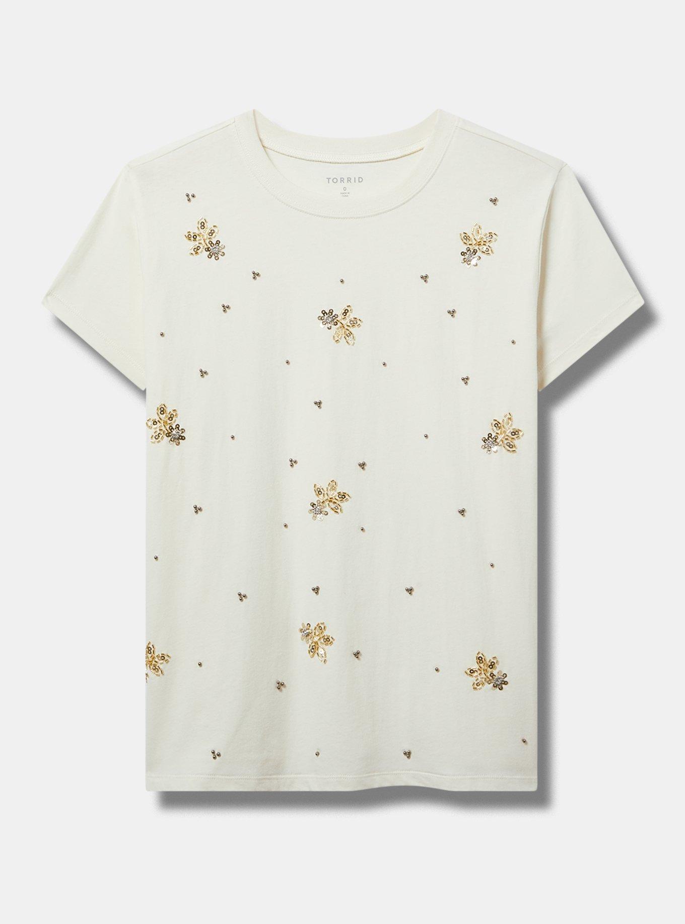 Embellished Crew Tee Product Image
