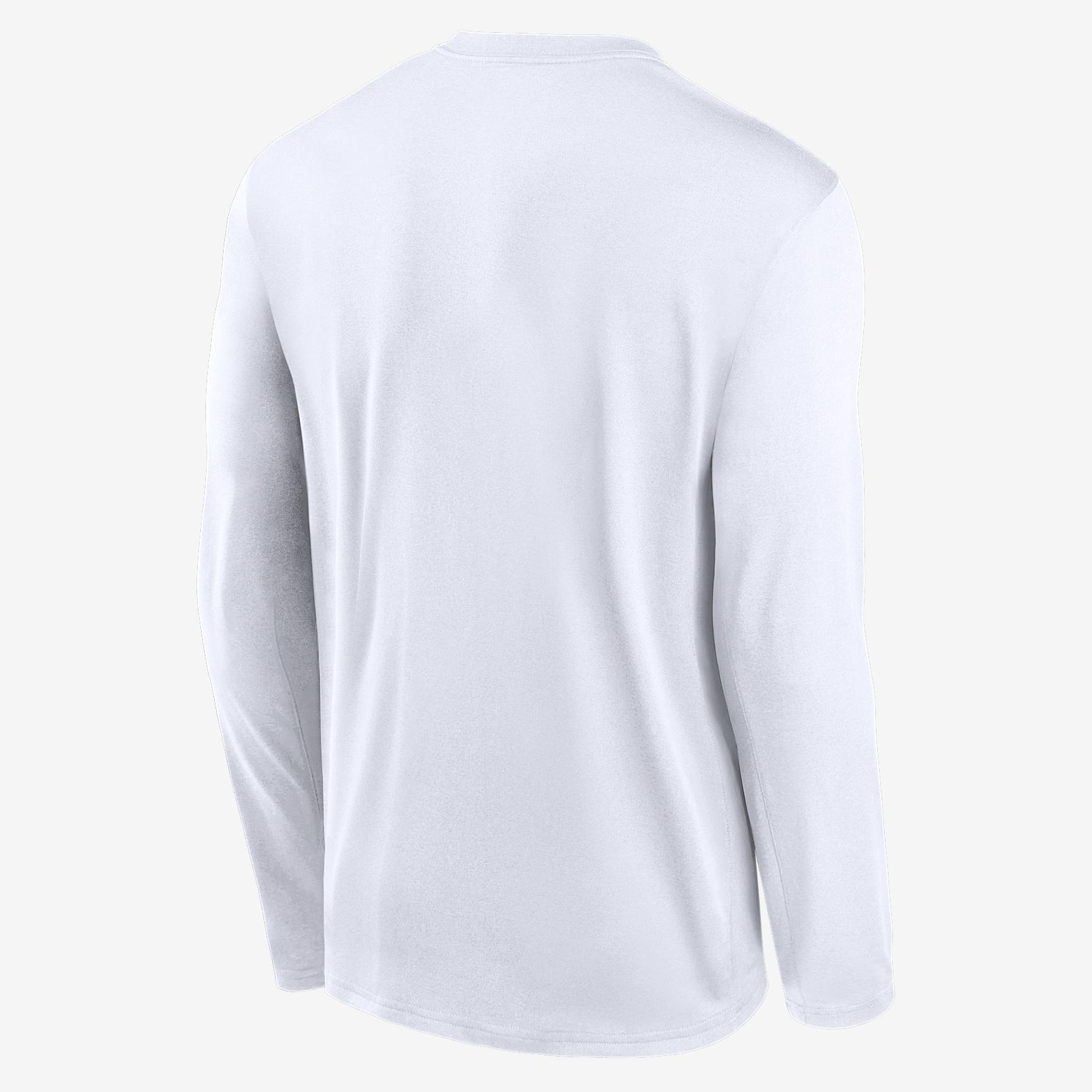 New York Jets Alt Legend Small Logo Nike Mens Dri-FIT NFL Long-Sleeve T-Shirt | 02TJ10AQ9Z-UE8 Product Image