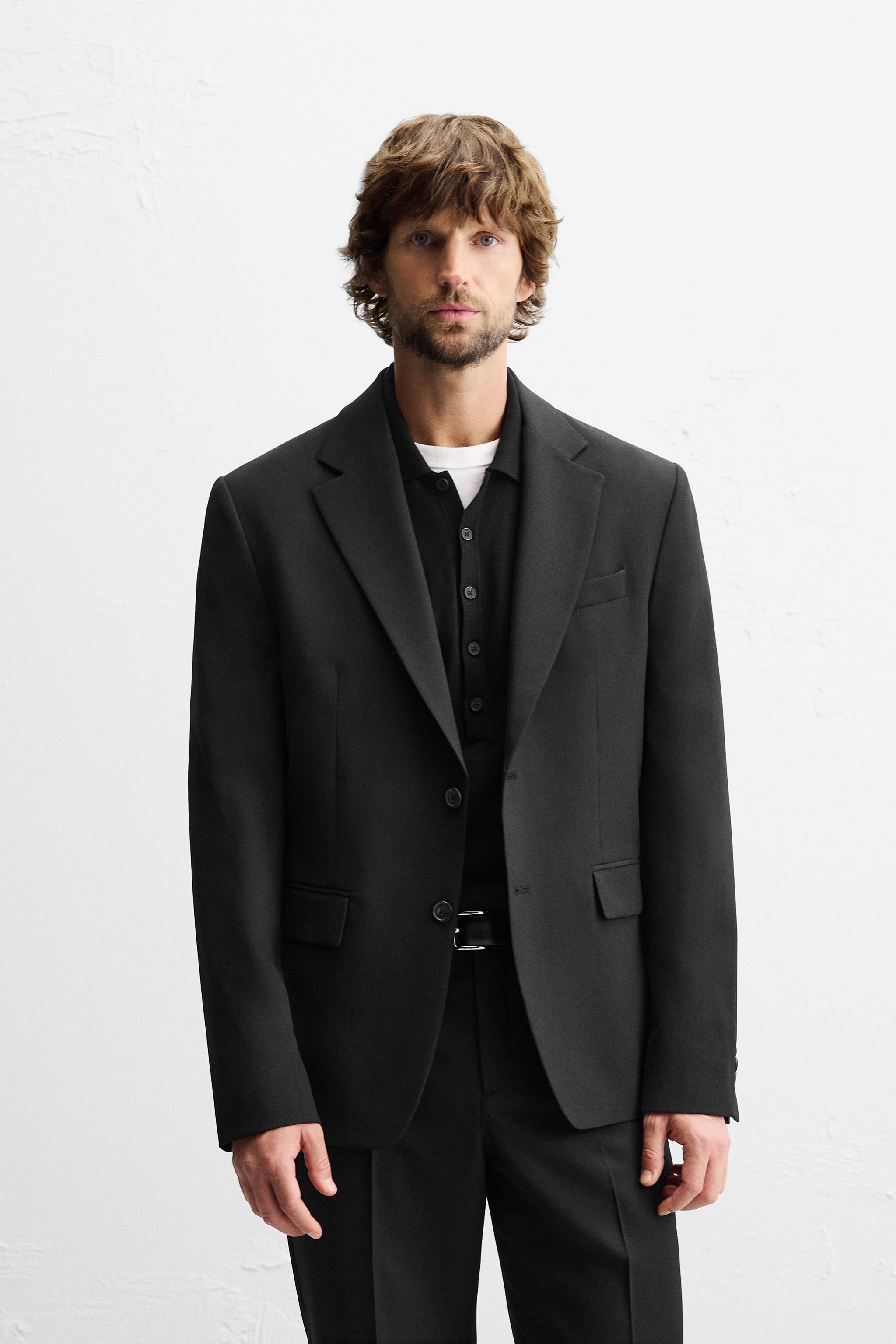 WOOL BLEND SUIT JACKET Product Image