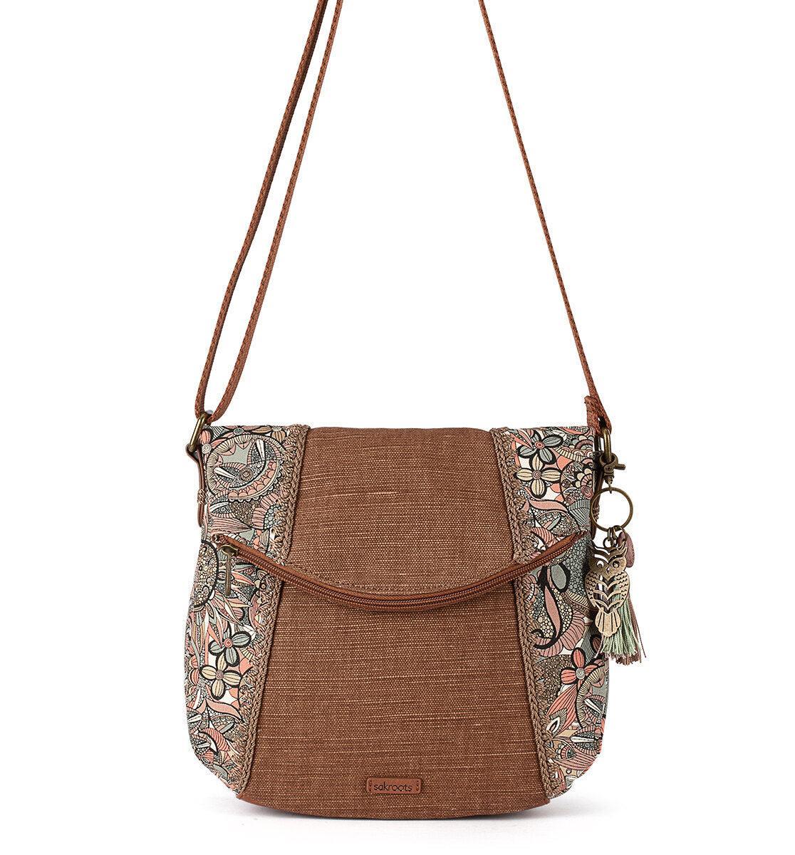 The Sak Artist Circle Foldover Crossbody (Royal Seascape) Cross Body Handbags Product Image