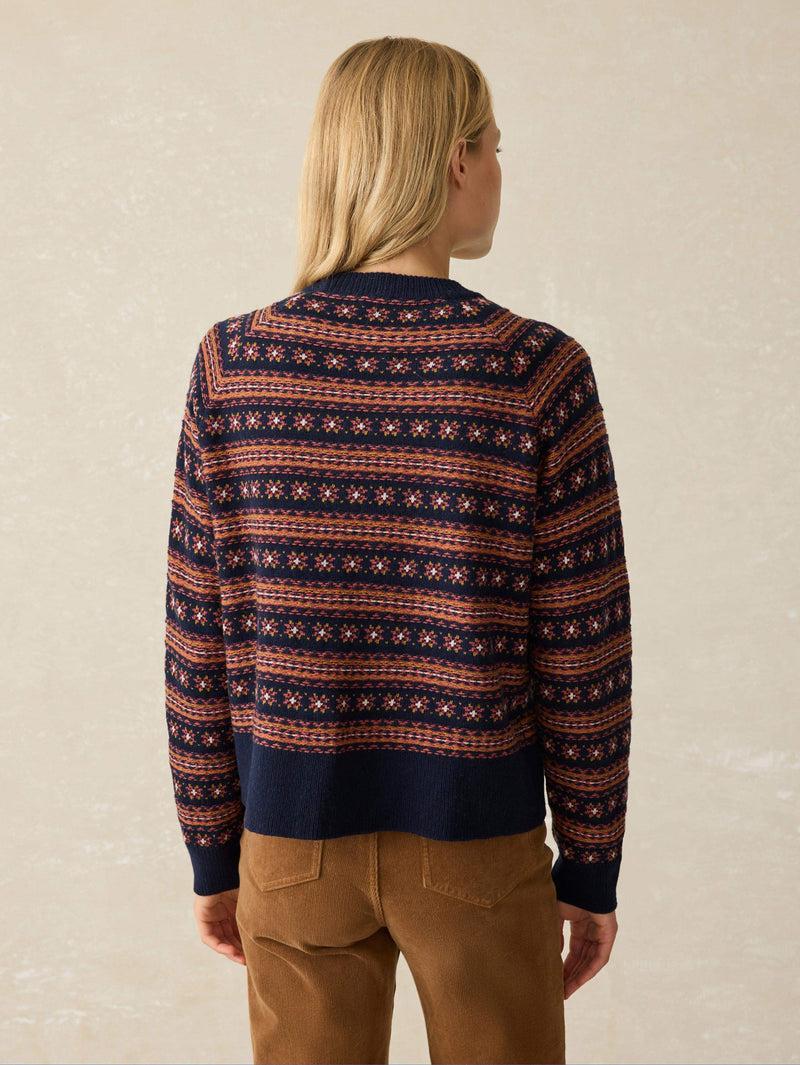 Highland Fairisle Cardigan - Twilight Fairisle Female Product Image