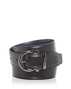 Mens Reversible Leather Gancio-Buckle Belt Product Image