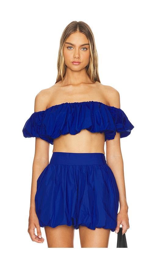 Puff Sleeve Crop Top Susana Monaco Product Image