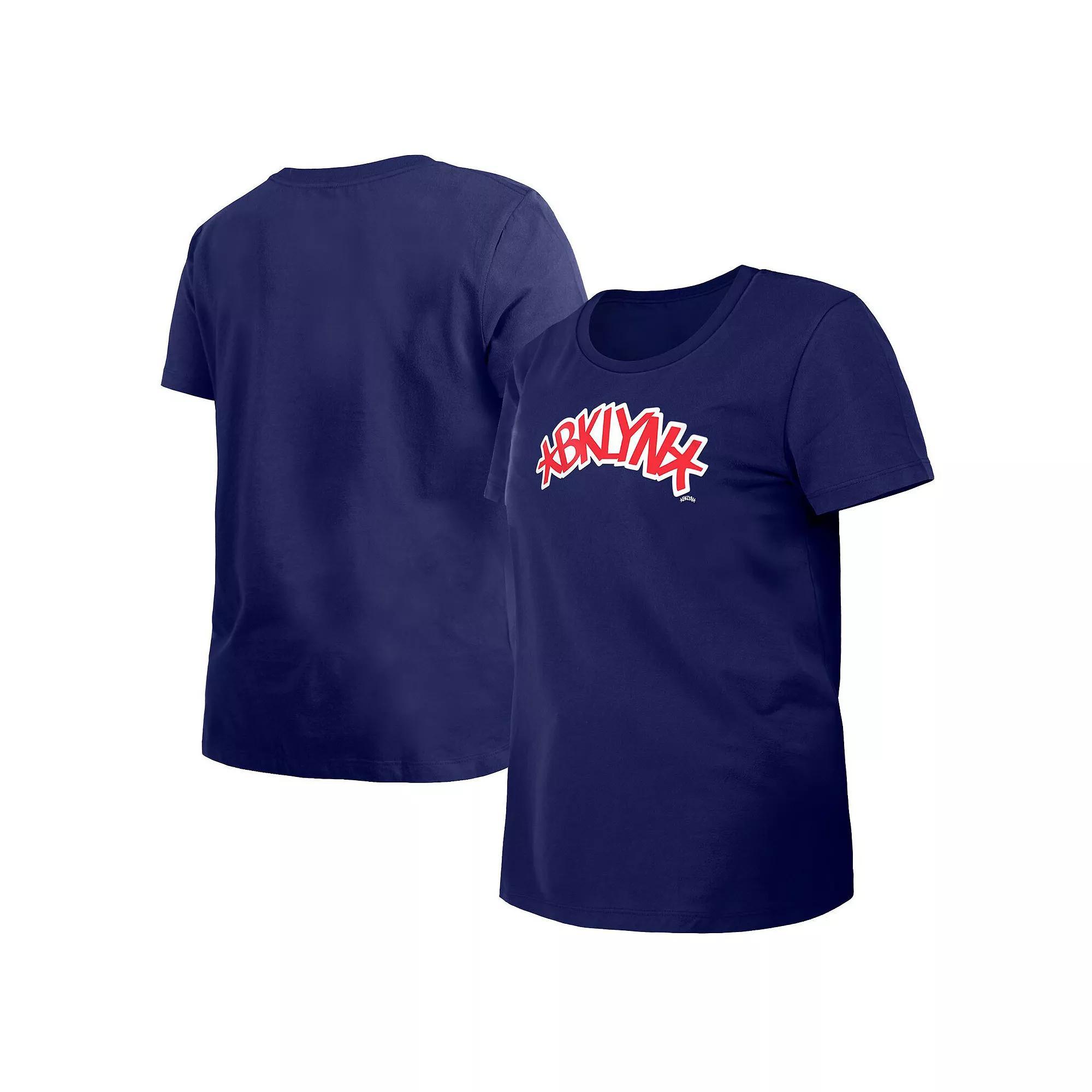 Women's New Era Blue Brooklyn Nets 2023/24 City Edition T-Shirt, Size: Small Product Image