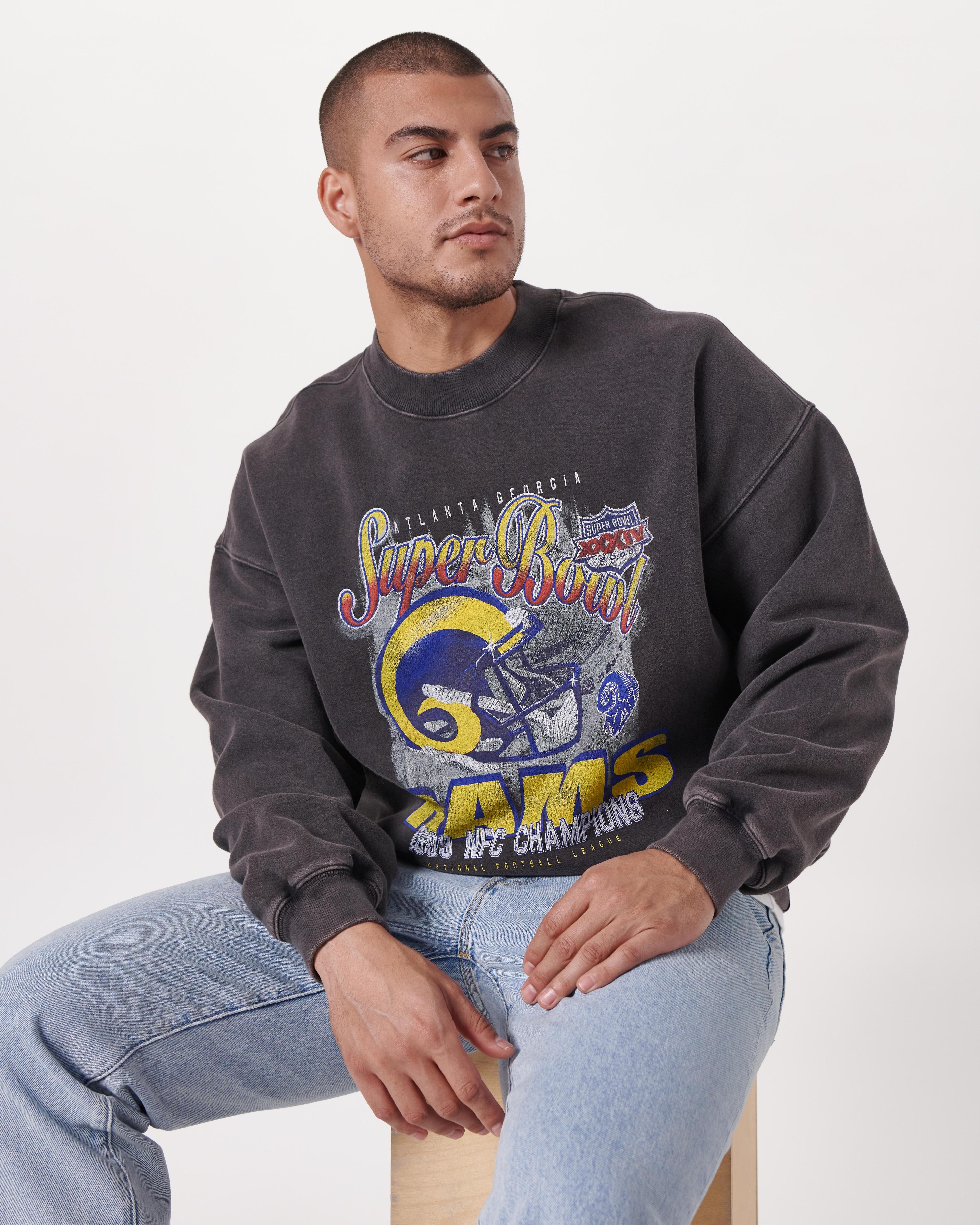 Denver Broncos Graphic Crew Sweatshirt Product Image