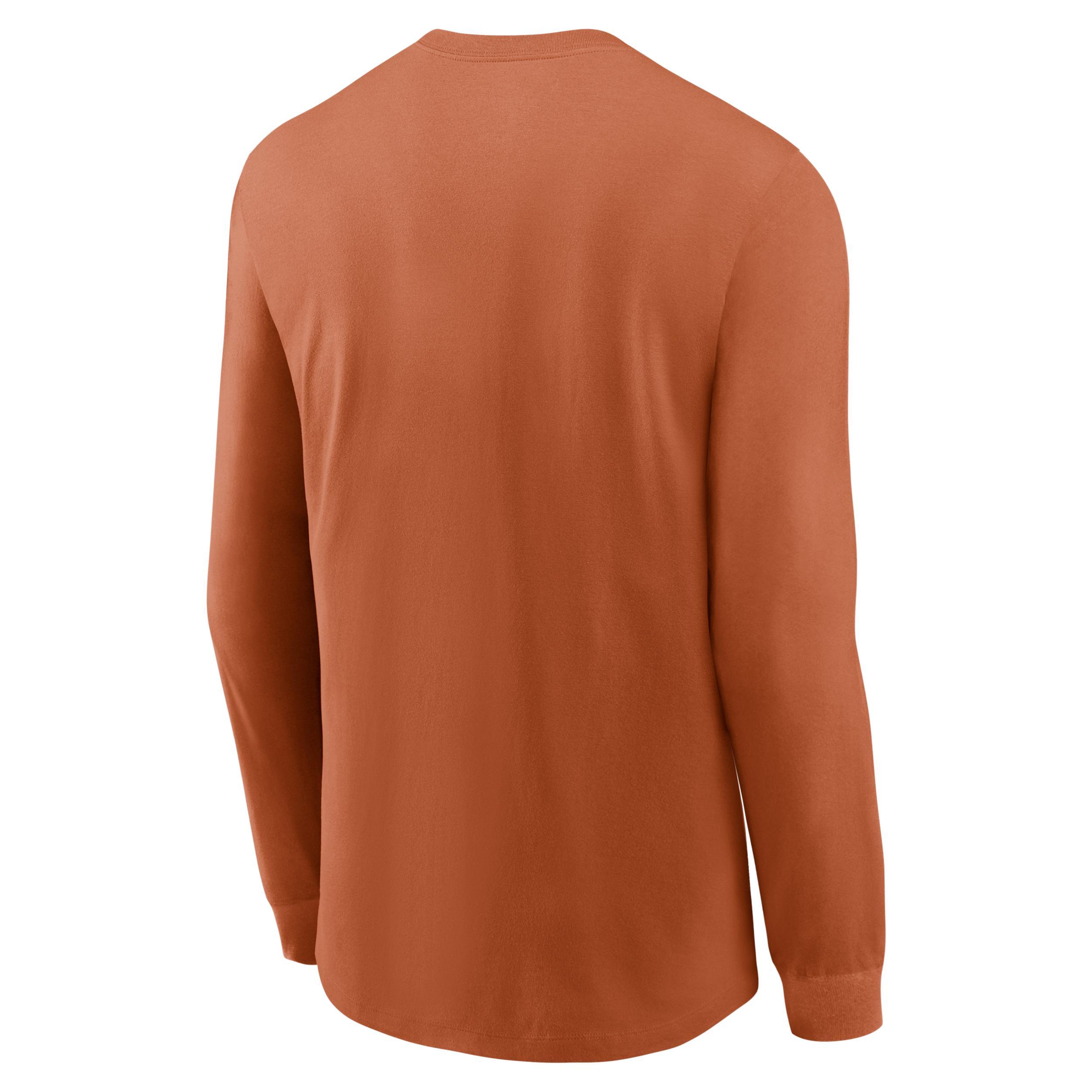Texas Sideline Nike Men's Dri-FIT College Long-Sleeve T-Shirt Product Image