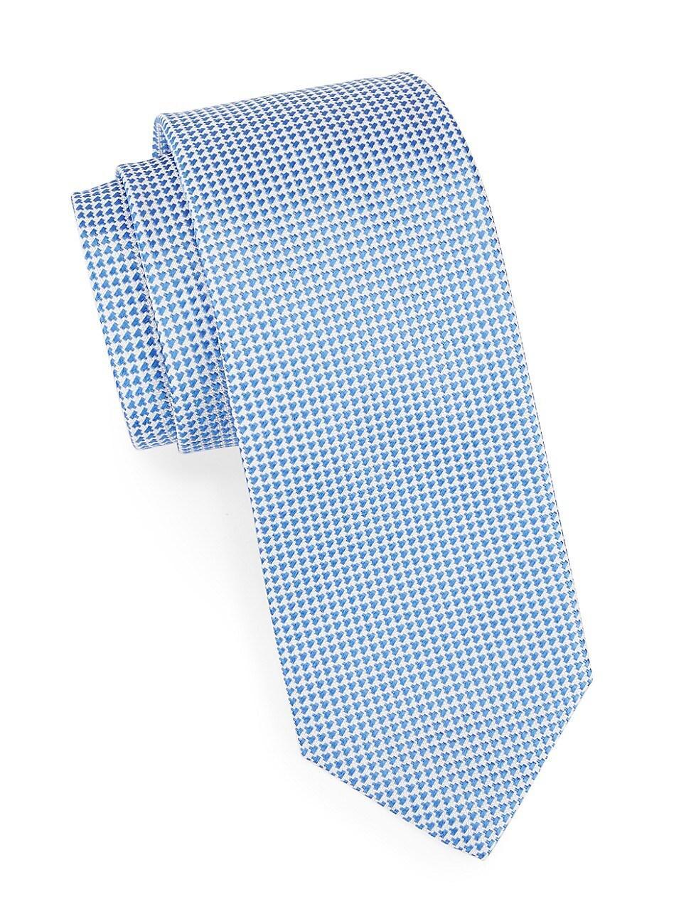 Mens Micro Dot Cotton & Silk Tie Product Image