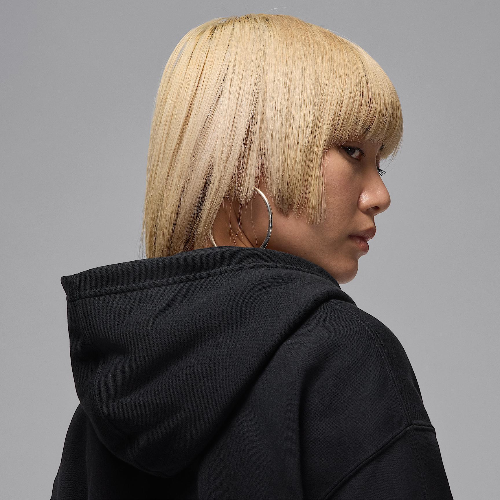 Women's Jordan Brooklyn Fleece Cropped Full-Zip Hoodie Product Image