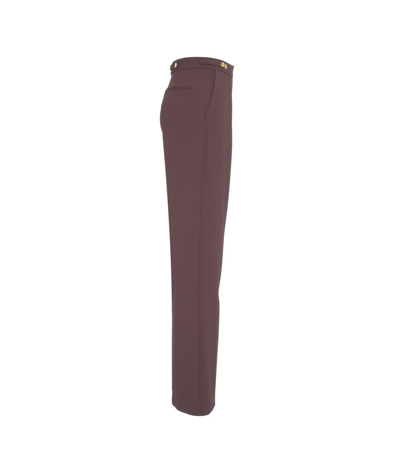 Wide trousers with pleats Product Image