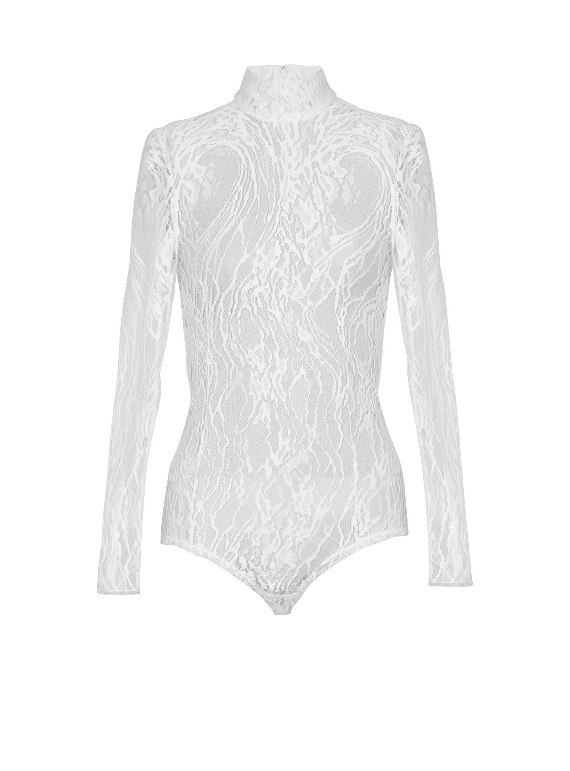 Long-sleeved lace body Product Image