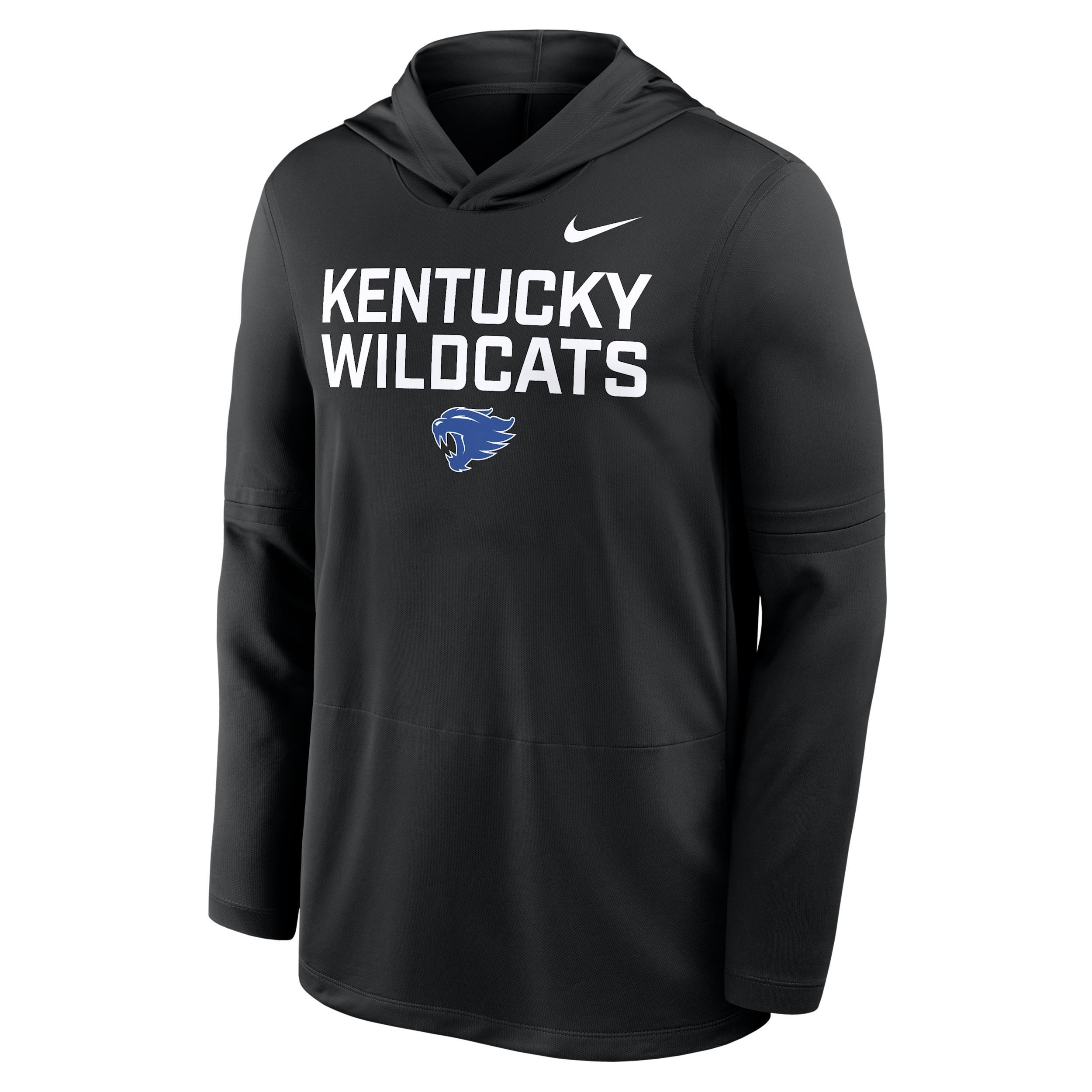 Kentucky Sideline Nike Mens Dri-FIT College Long-Sleeve Hooded Top | 03B900ANKY-7XL Product Image