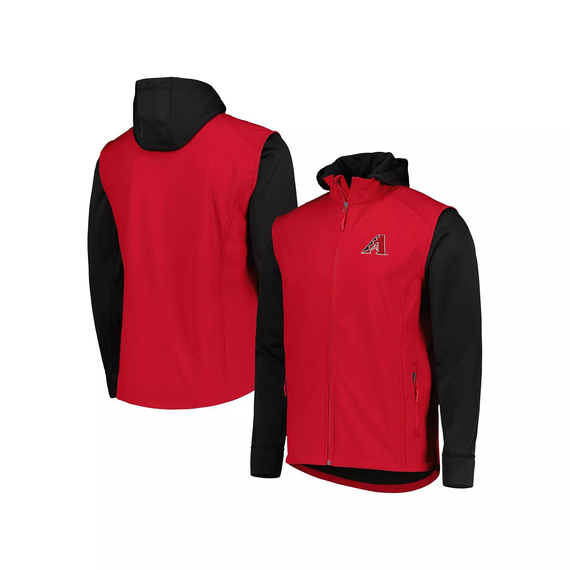 Men's Dunbrooke Red/Black Arizona Diamondbacks Alpha Full-Zip Jacket, Size: Medium Product Image