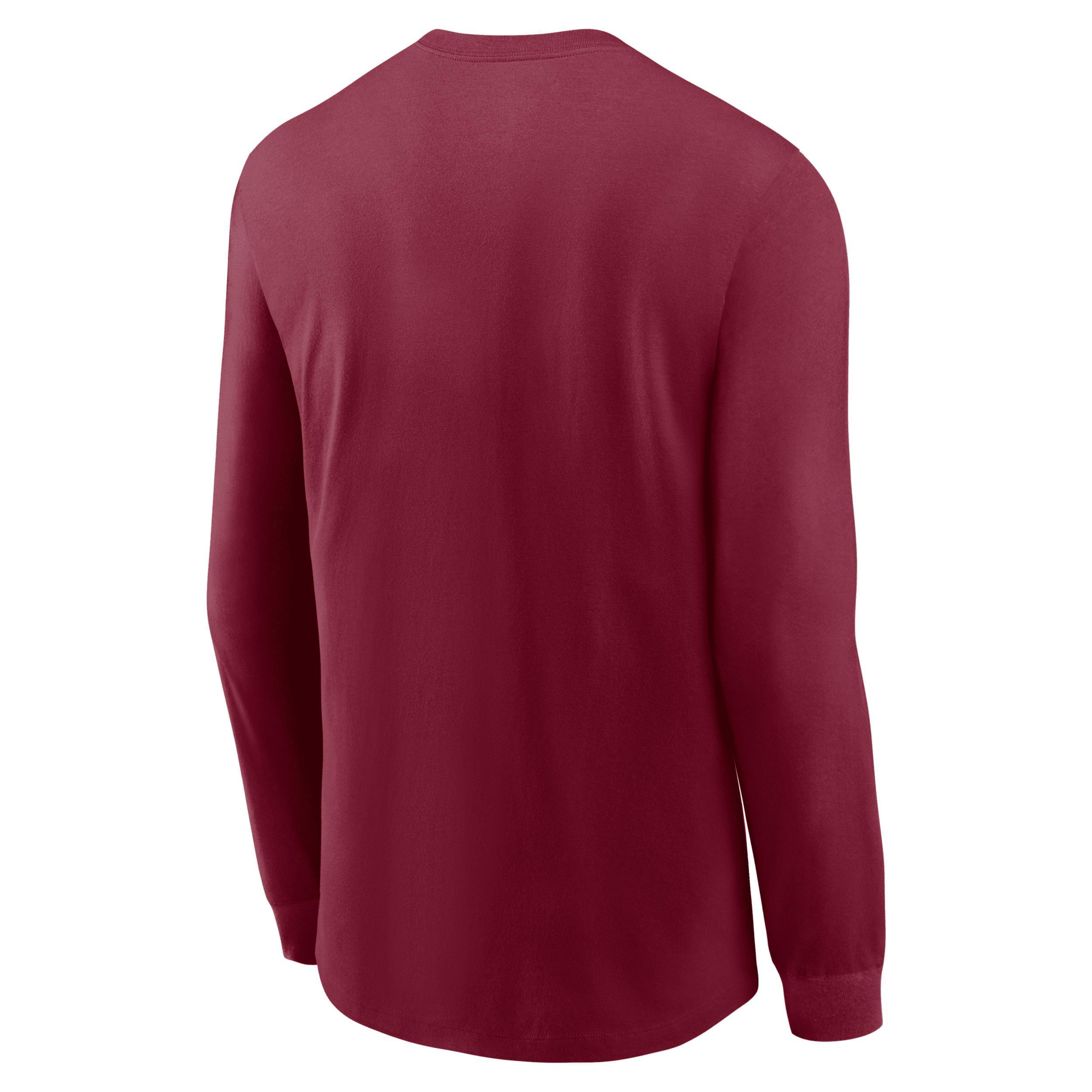 Men's Oklahoma Sooners Alternate Logo Jordan College Long-Sleeve T-Shirt Product Image