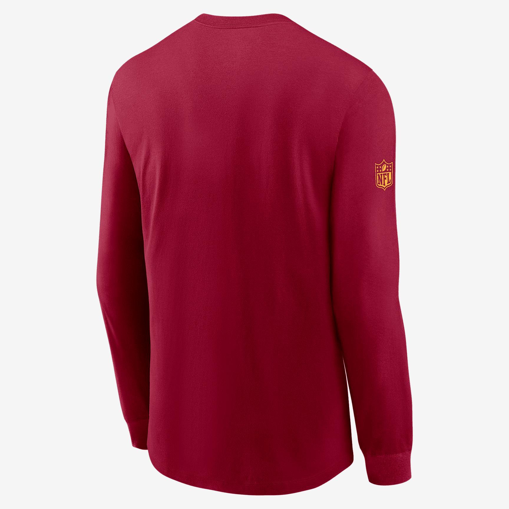Washington Commanders Sideline Team Issue Nike Men's Dri-FIT NFL Long-Sleeve T-Shirt Product Image