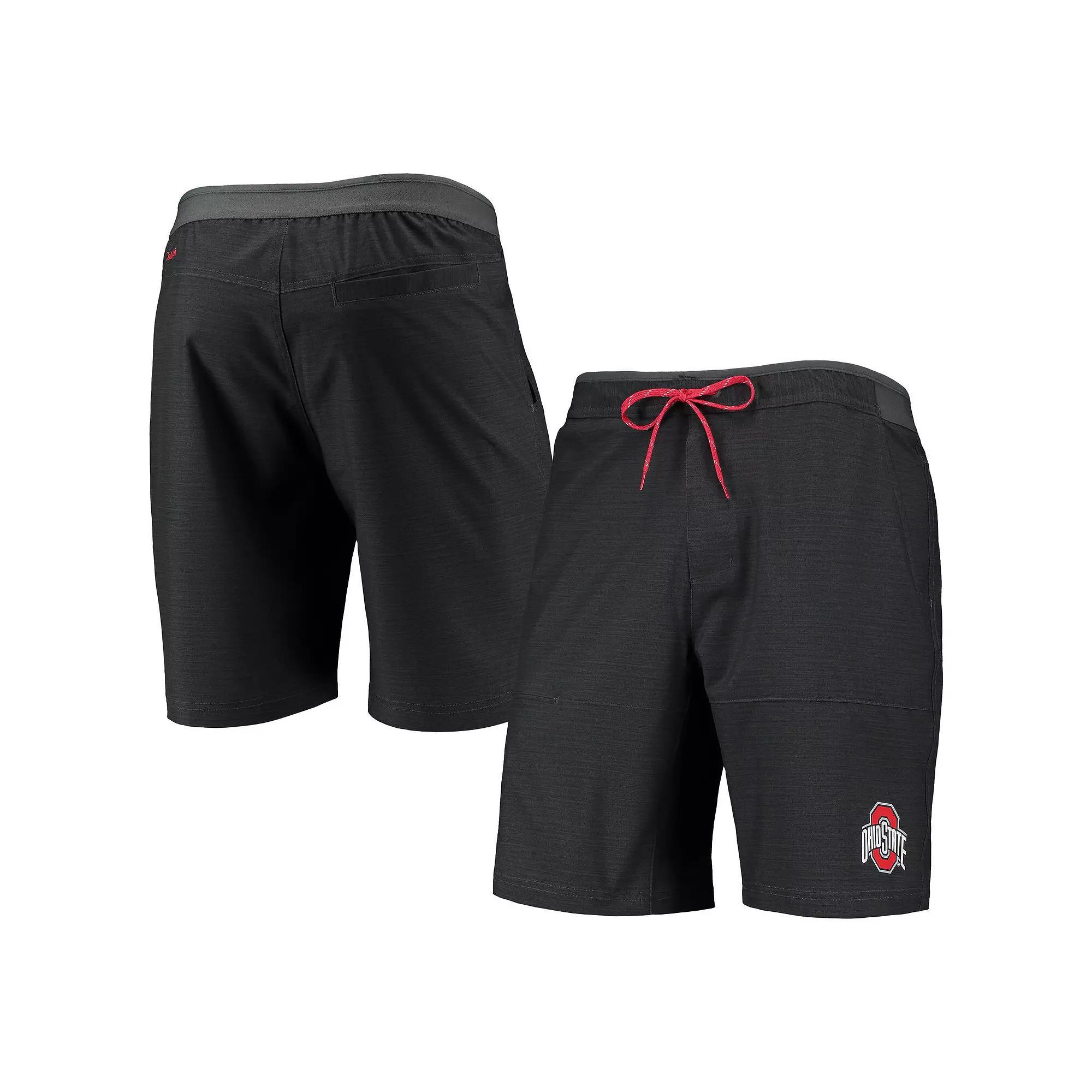 Mens Columbia Charcoal Ohio State Buckeyes Twisted Creek Omni-Shield Shorts Product Image