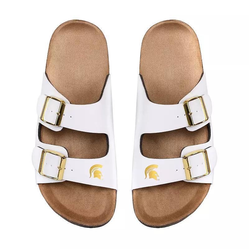 Womens FOCO Los Angeles Dodgers Double-Buckle Sandals Product Image