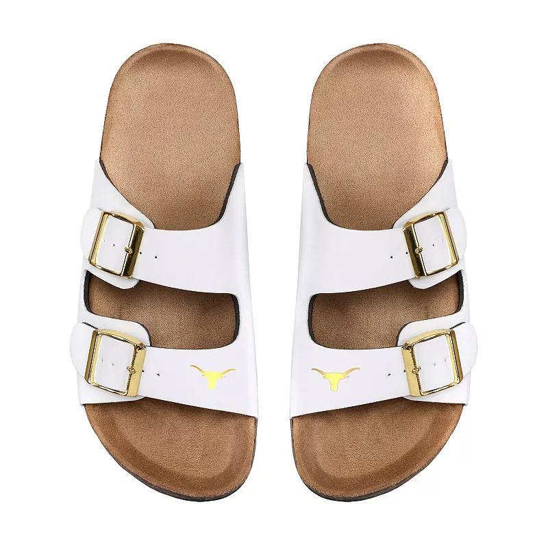 Womens FOCO Los Angeles Dodgers Double-Buckle Sandals Product Image