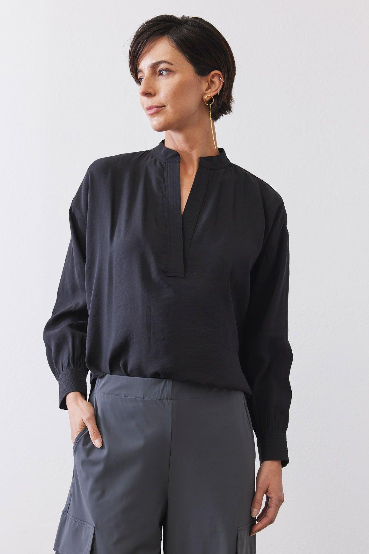 Not Too Loose Light Poplin Blouse Product Image