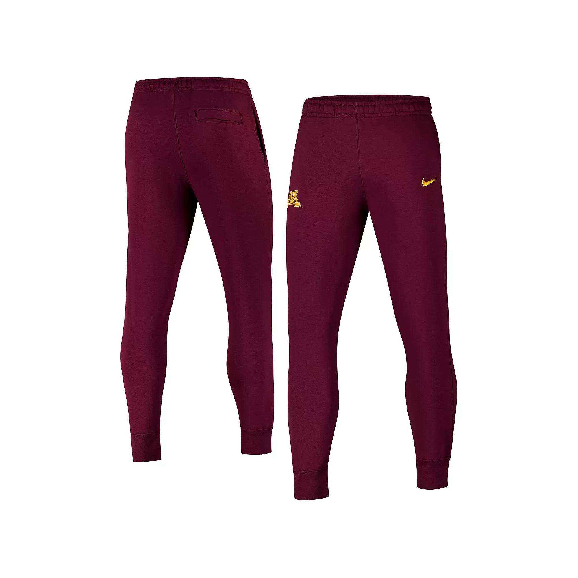 Men's Nike Maroon Minnesota Golden Gophers Club Fleece Pants, Size: Medium, Red Product Image