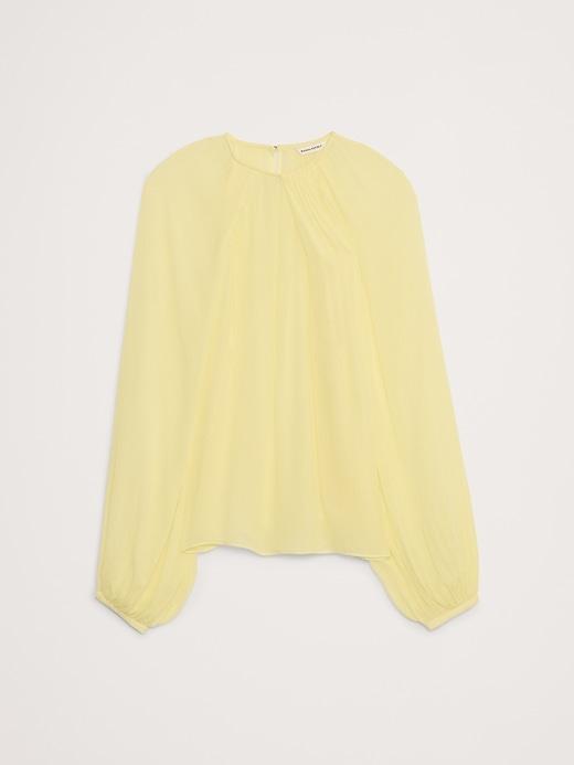 Chiffon Twist-Neck Top Product Image