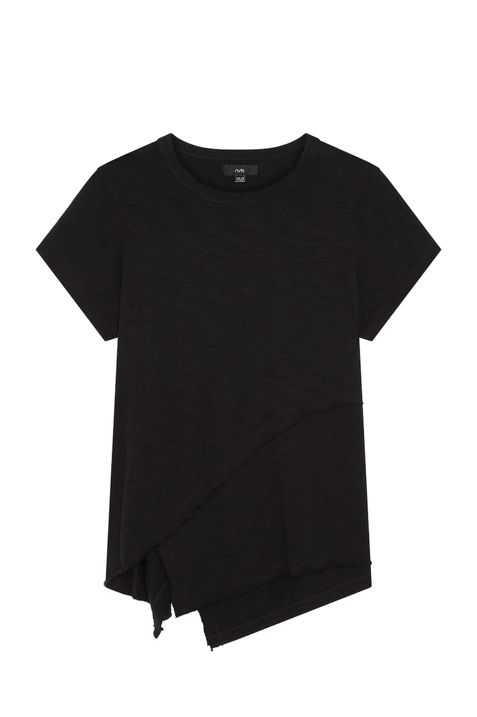 Inner Glow Asymmetric Short Sleeve Top Product Image