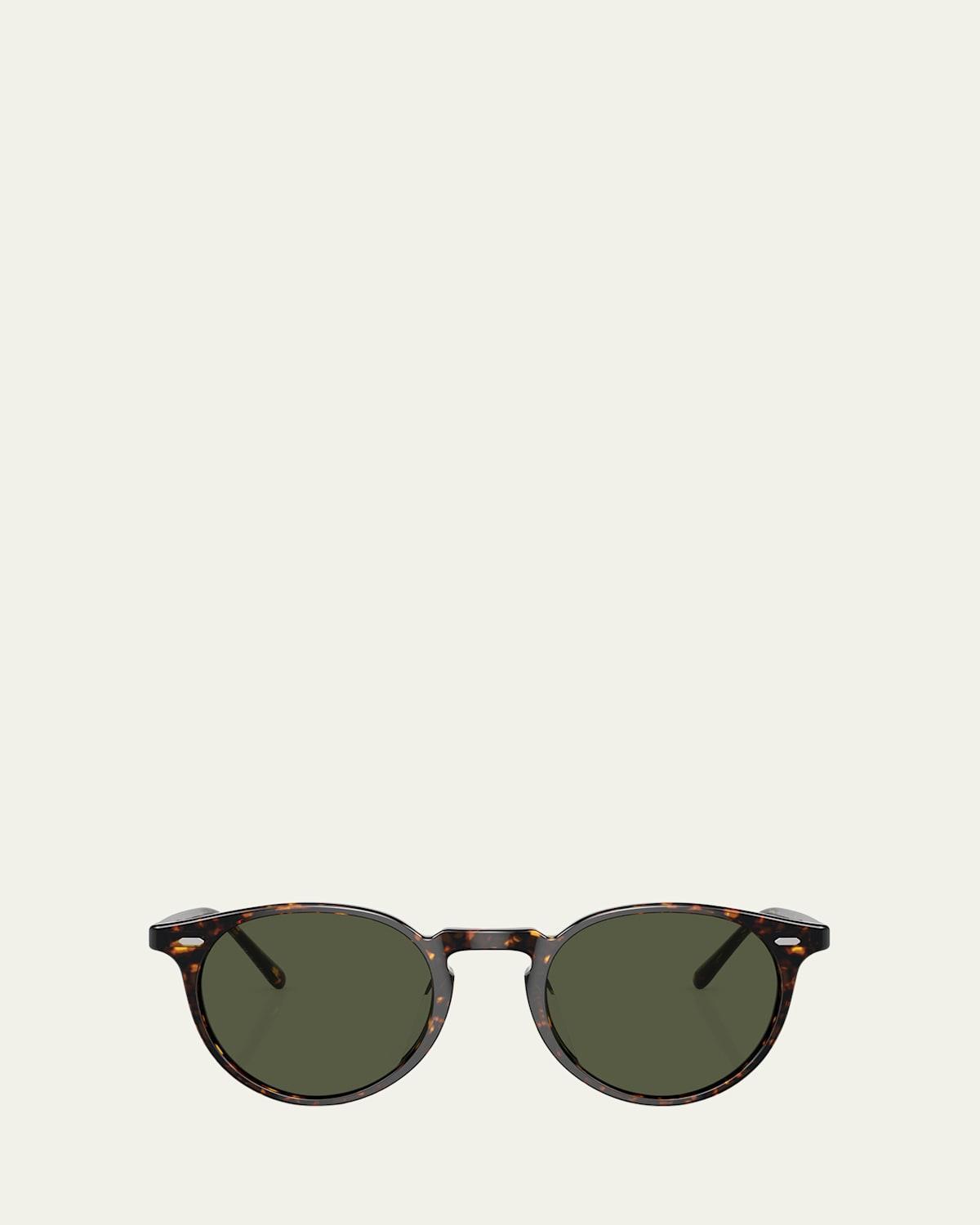 Round Acetate Sunglasses Product Image