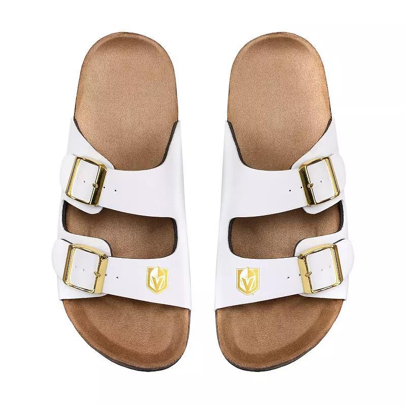 Womens FOCO Chicago Cubs Double-Buckle Sandals Product Image