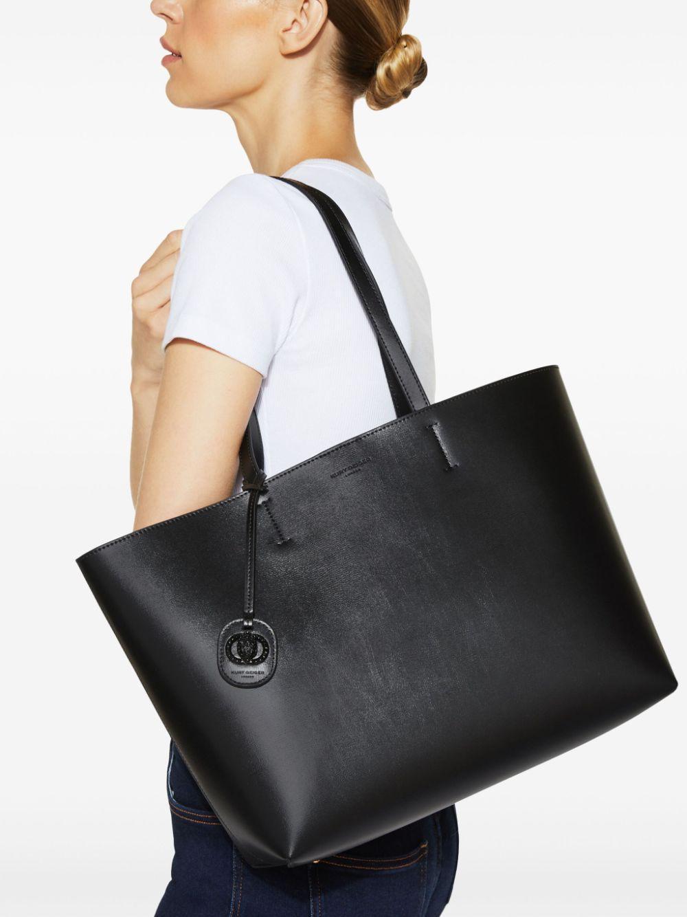 KURT GEIGER London Chelsea Leather Shopper Bag In Black Product Image