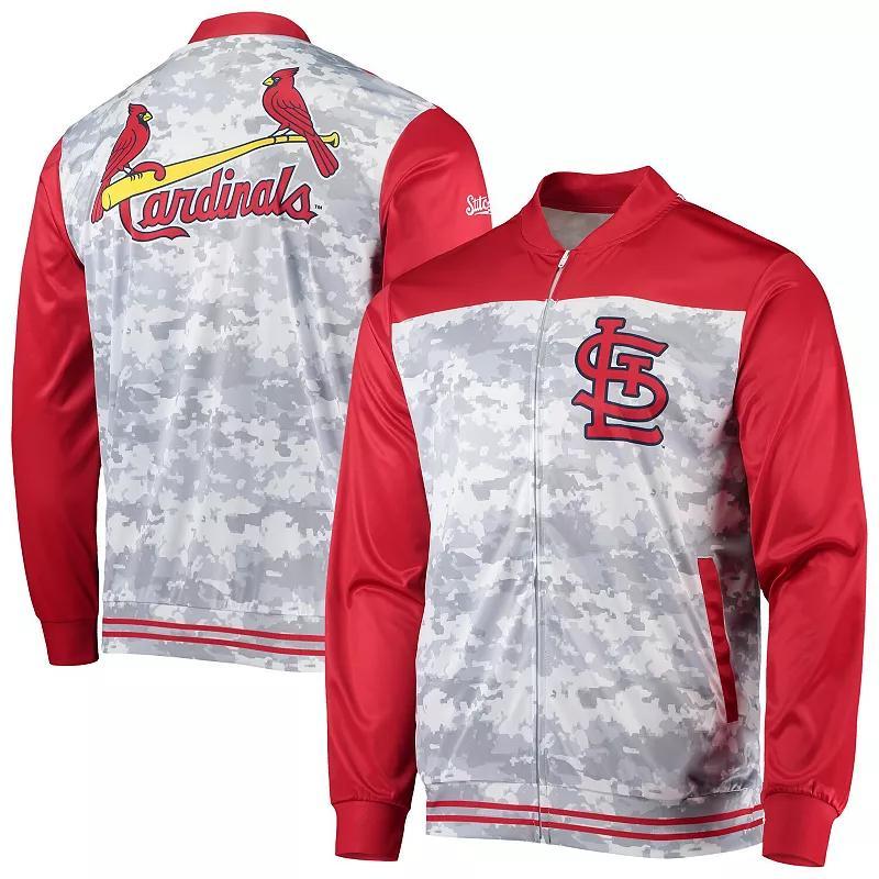 Mens Stitches St. Louis Cardinals Camo Full-Zip Jacket Product Image