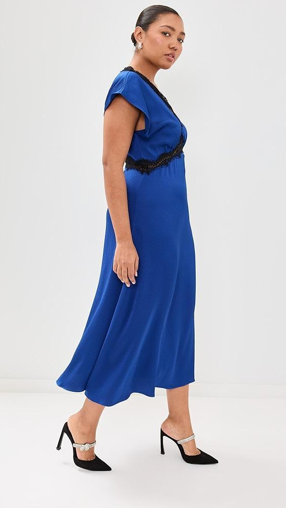 Sea Noa Satin V Neck Maxi Dress | Shopbop Product Image