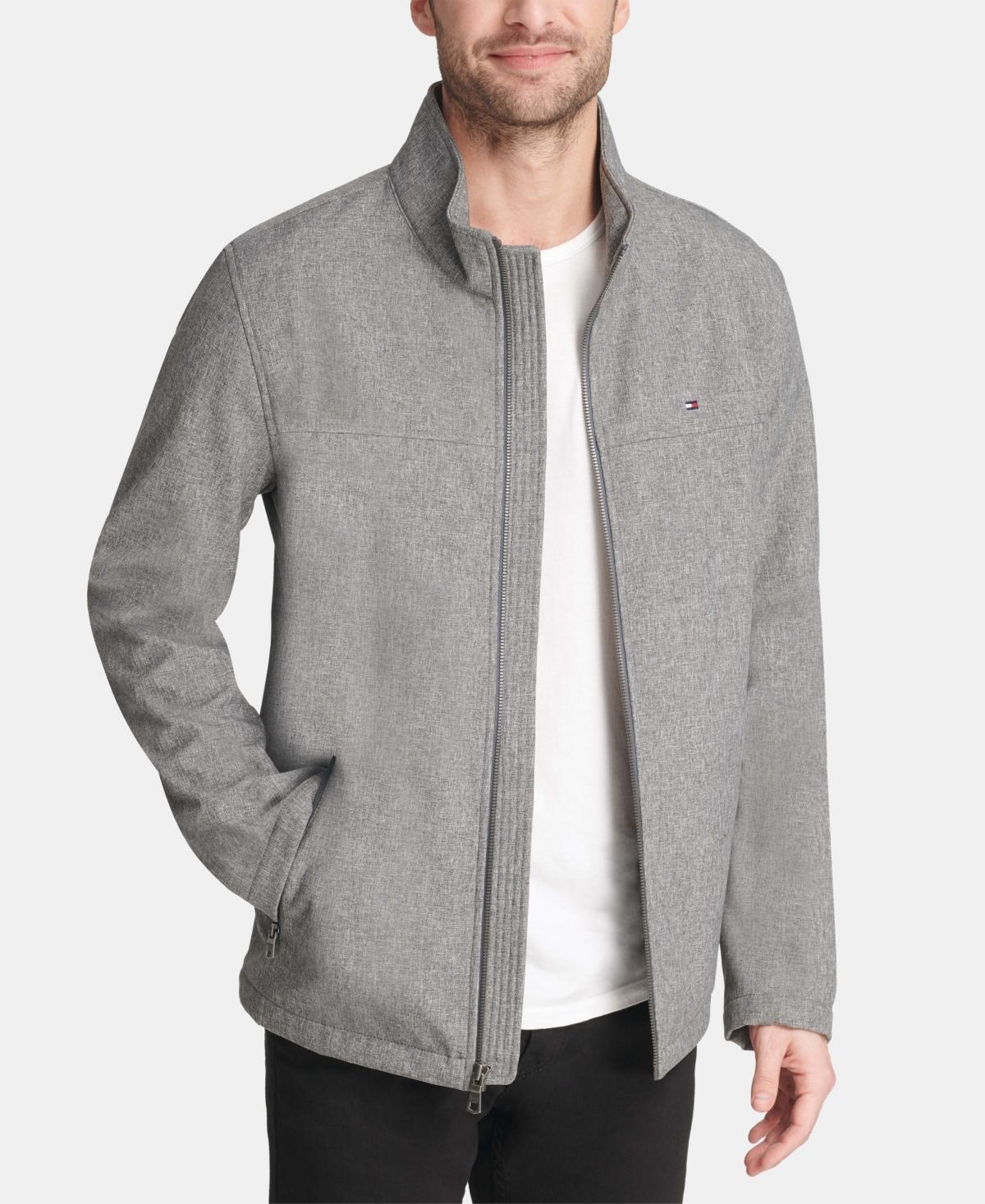 Tommy Hilfiger Mens Soft-Shell Classic Zip-Front Jacket Product Image