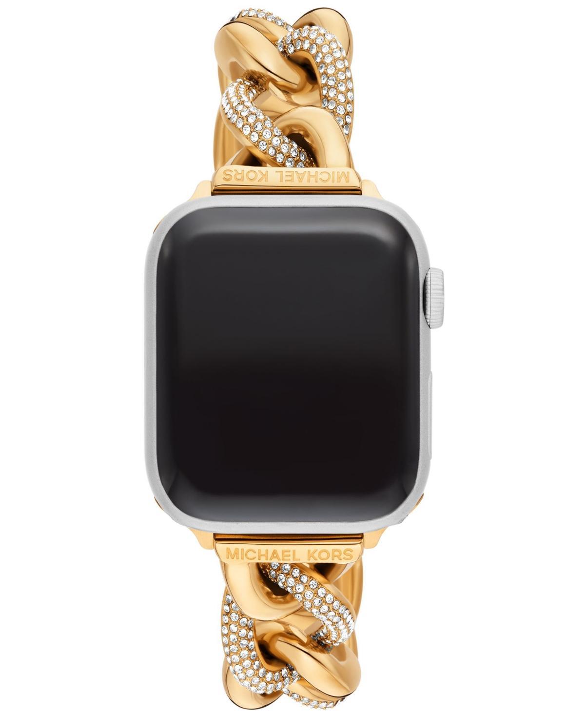 Michael Kors Apple Watch Pave Stainless Steel Bracelet Band, 38-49mm Product Image