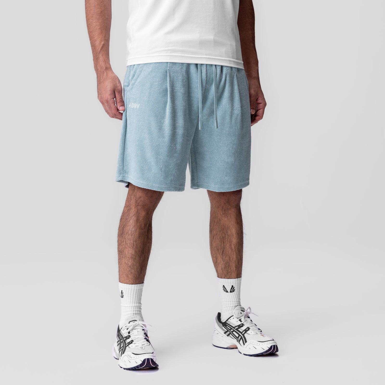 1094. Towel Terry Relaxed Short - Light Sky Product Image