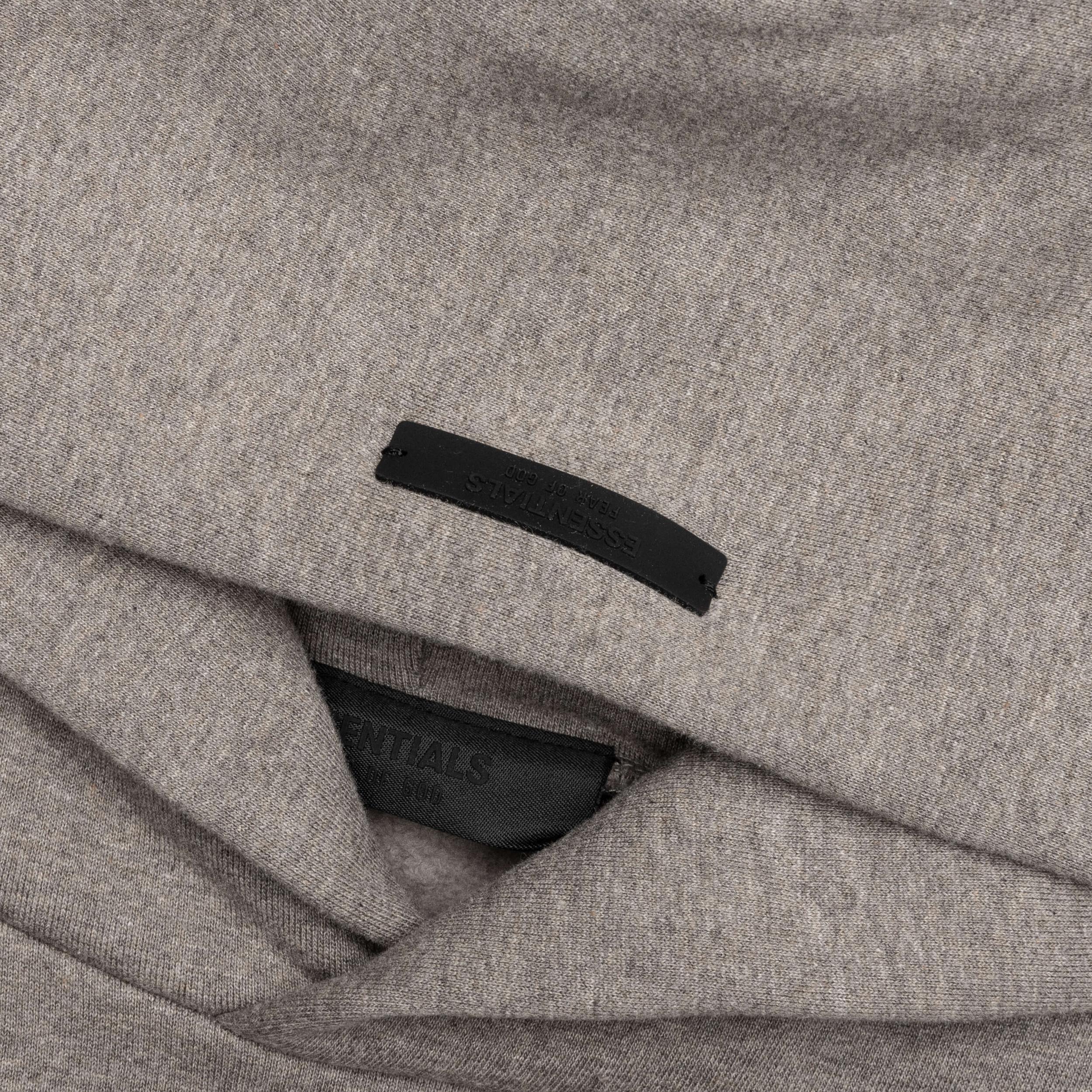 Heavy Fleece Vintage Shrunken Hoodie - Heather Gray Male Product Image