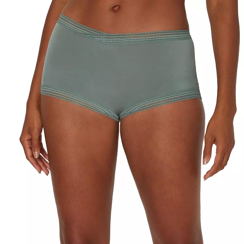 Maidenform Modern Full Coverage Boyshort DMMLBS, Women's, Size: Small, Silver Green Product Image