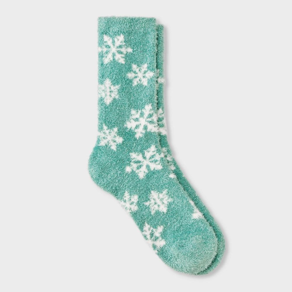 Women's Snowflake Cozy Crew Socks - Auden™ 4-10 Product Image