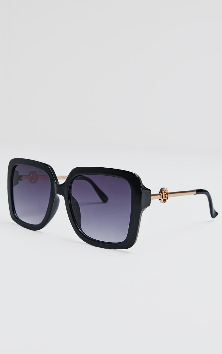 Black Over-Sized Square Sunglasses Product Image