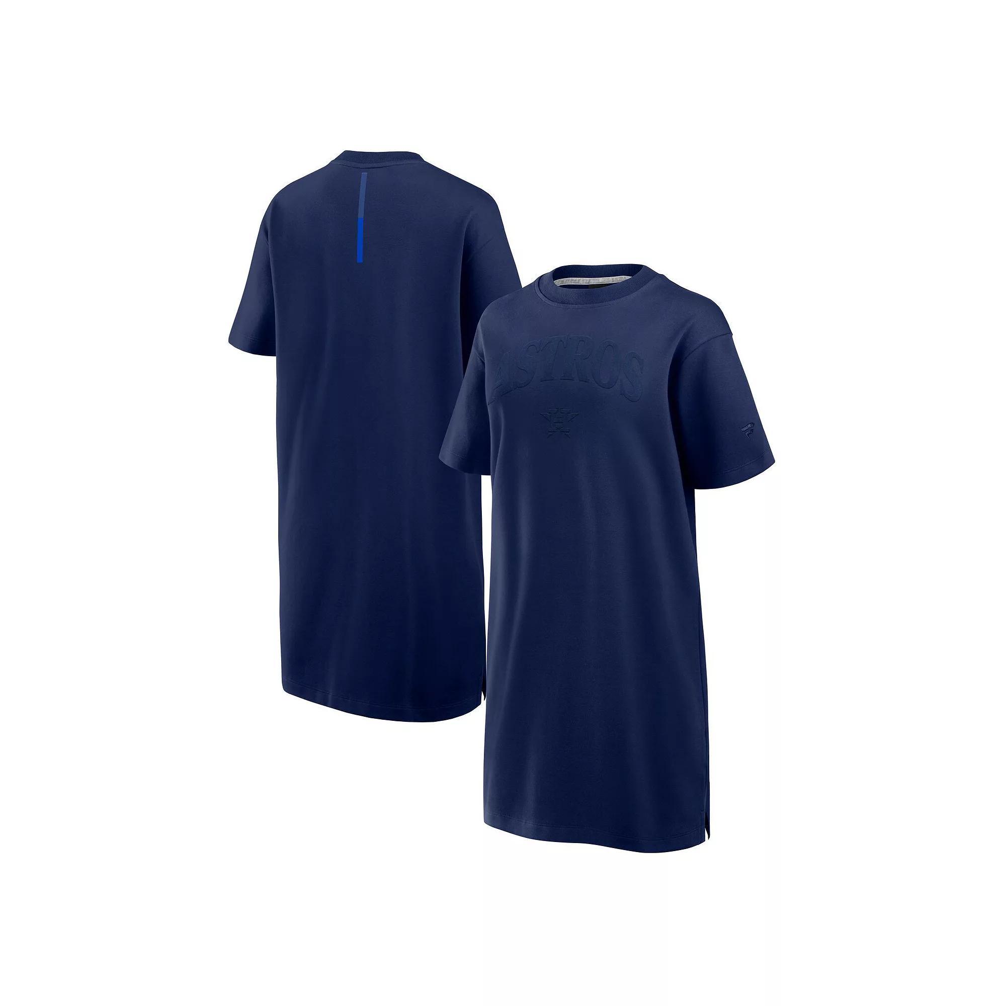 Women's Fanatics Navy Houston Astros Elements Cotton Dress,  Product Image