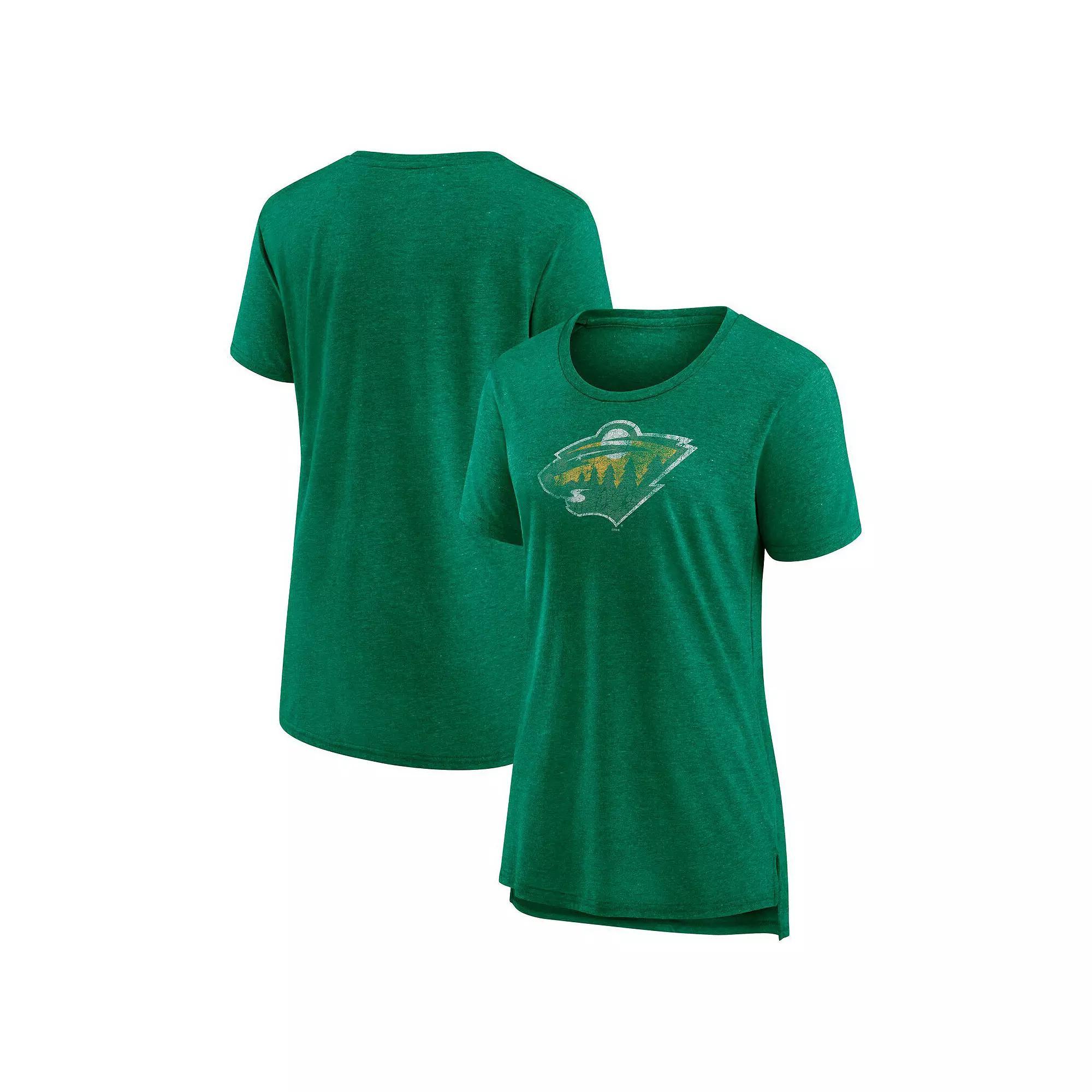 Women's Fanatics Heather Gray Winnipeg Jets Special Edition 2.0 Modern T-Shirt,  Product Image