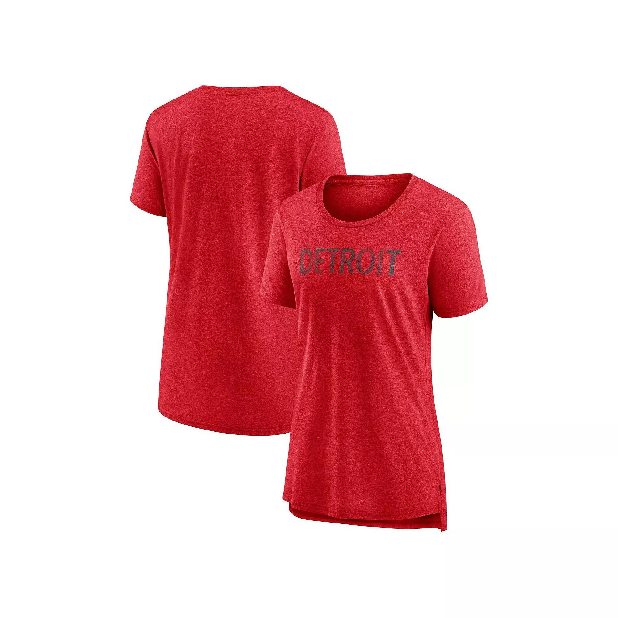 Women's Fanatics Heather Charcoal Columbus Blue Jackets Special Edition 2.0 Modern T-Shirt,  Product Image