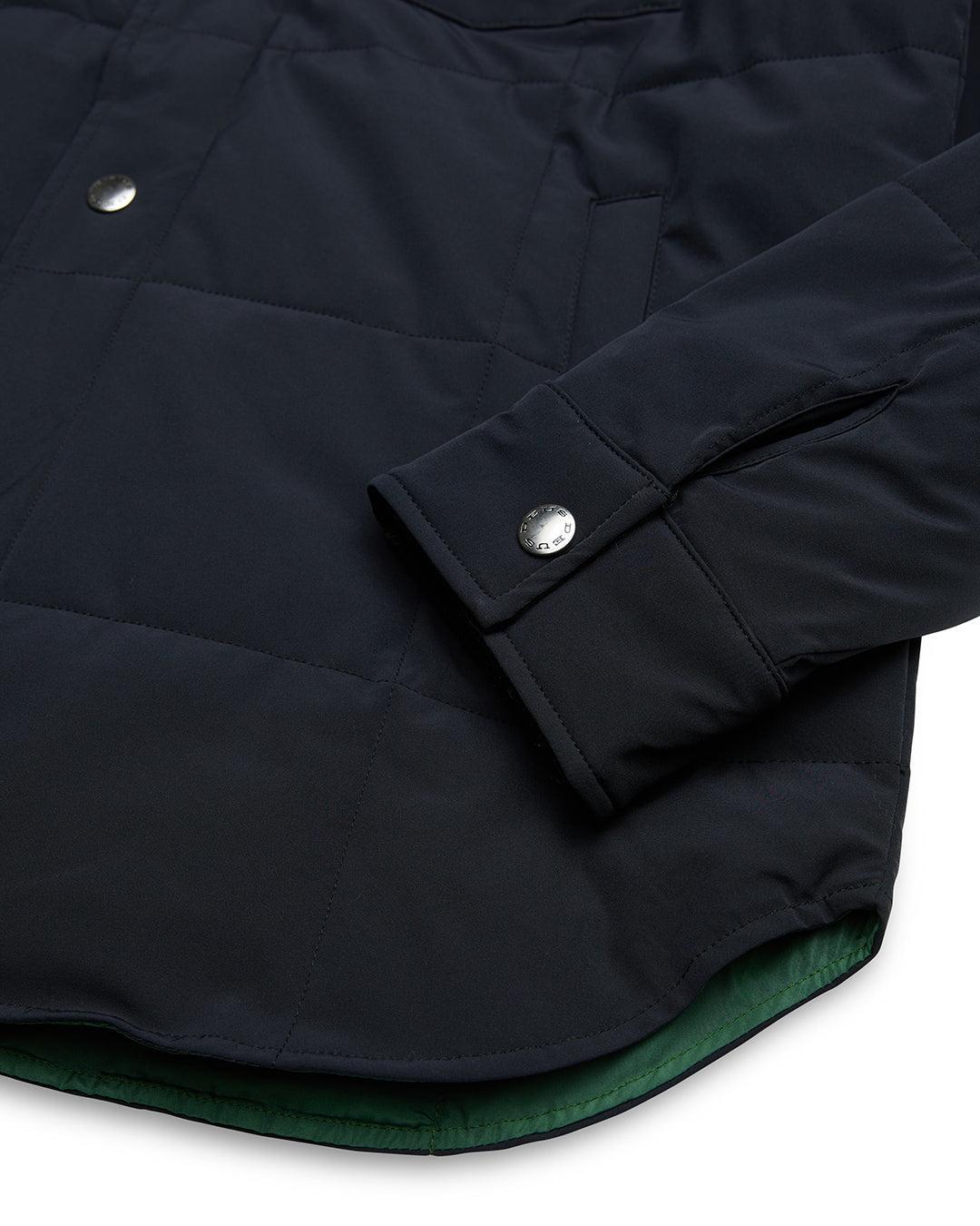 Maxwell Padded Overshirt - Black Product Image