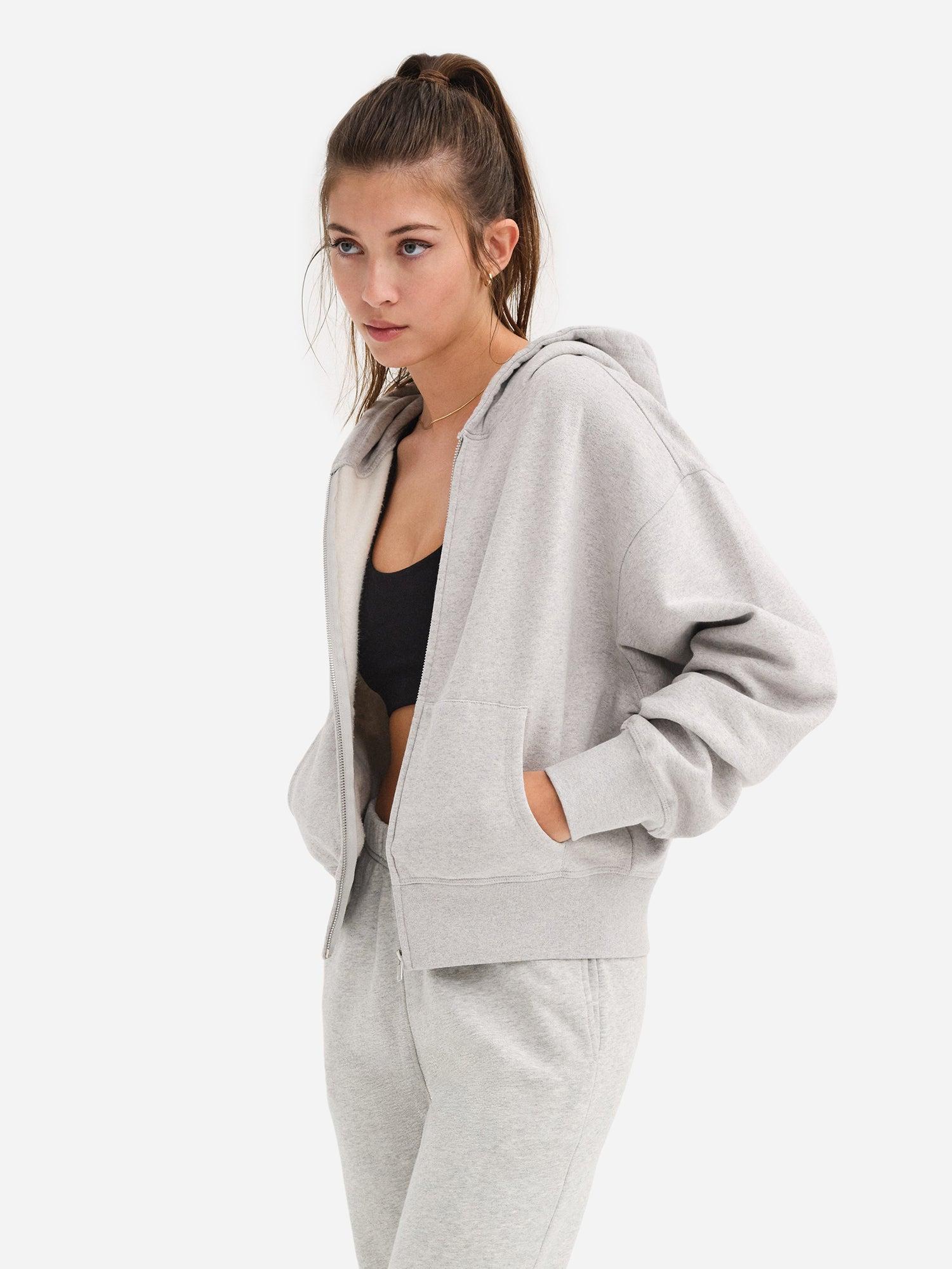 Organic Fleece Zip Hoodie Female Product Image