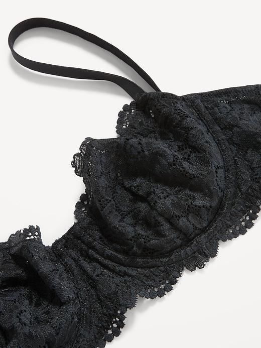 Lace Underwire Balconette Bra Product Image