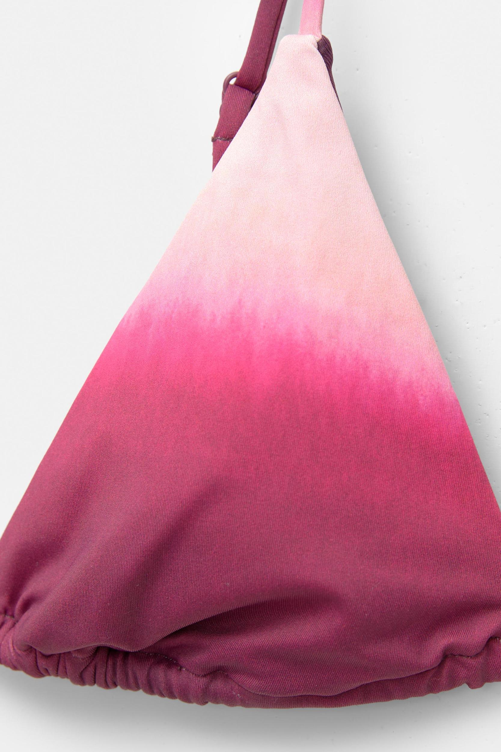 Triangle tie-dye bikini top Product Image