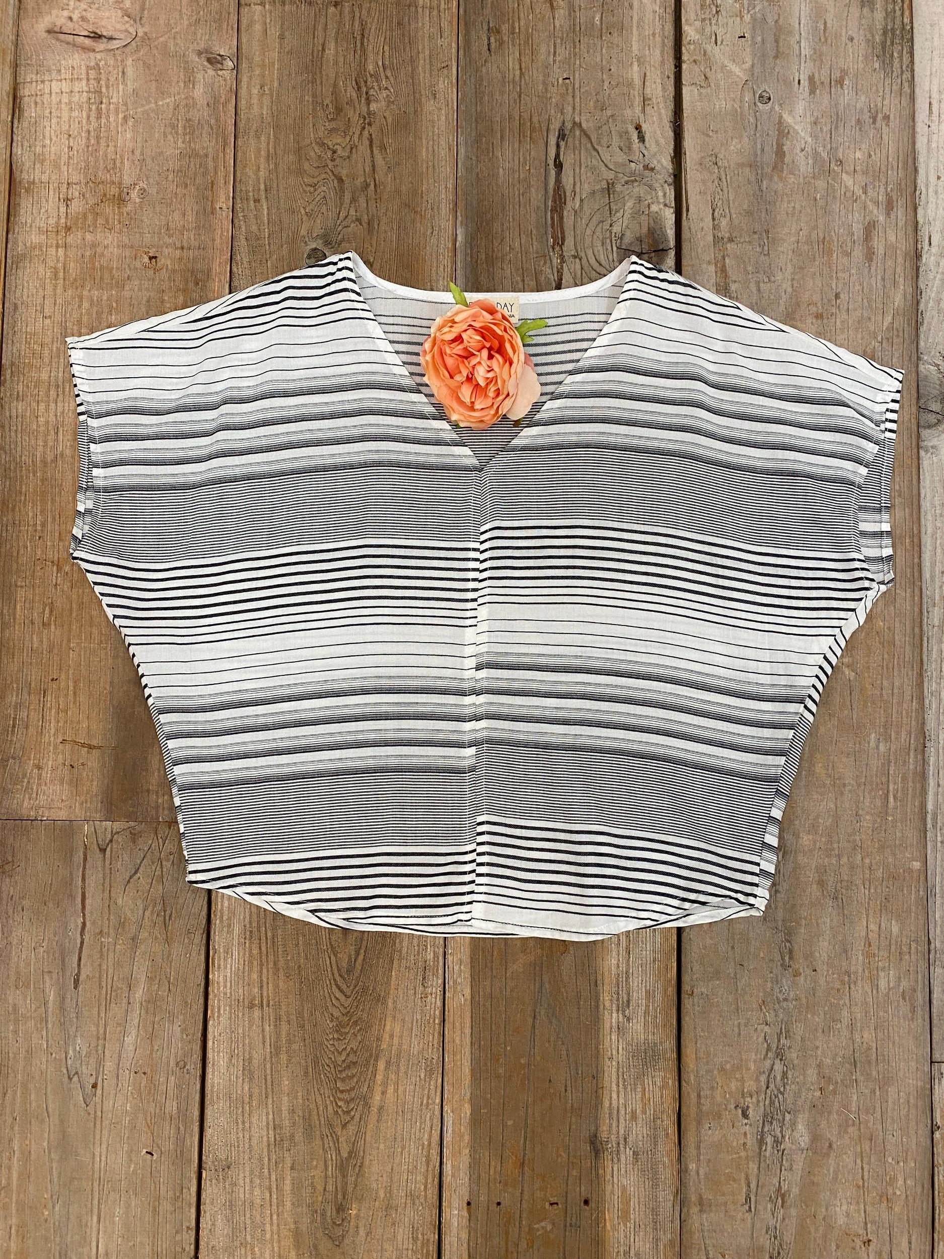 Dolman Top in Heathered Stripe Product Image