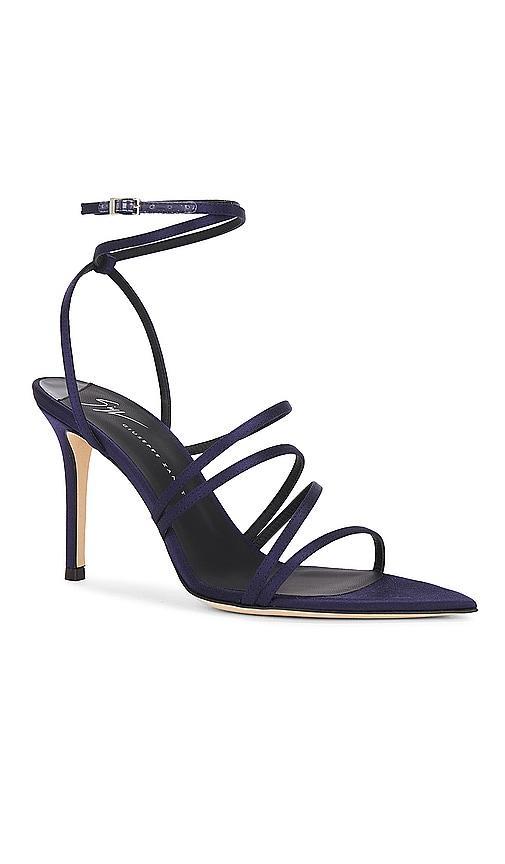 Giuseppe Zanotti Strappy Sandal in Navy. - size 38 (also in 39.5) Product Image