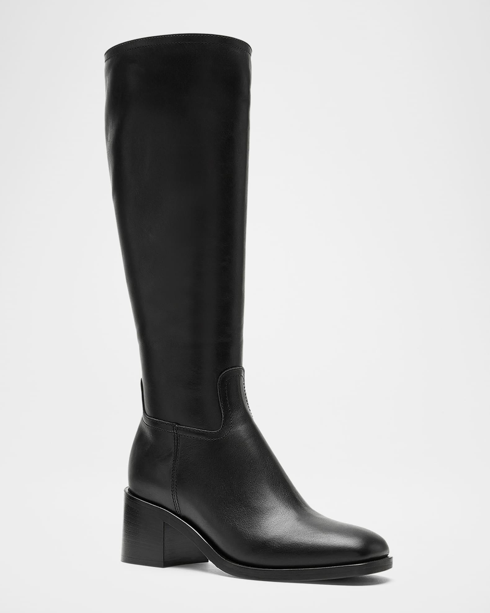 Jack Leather Knee High Boots Product Image
