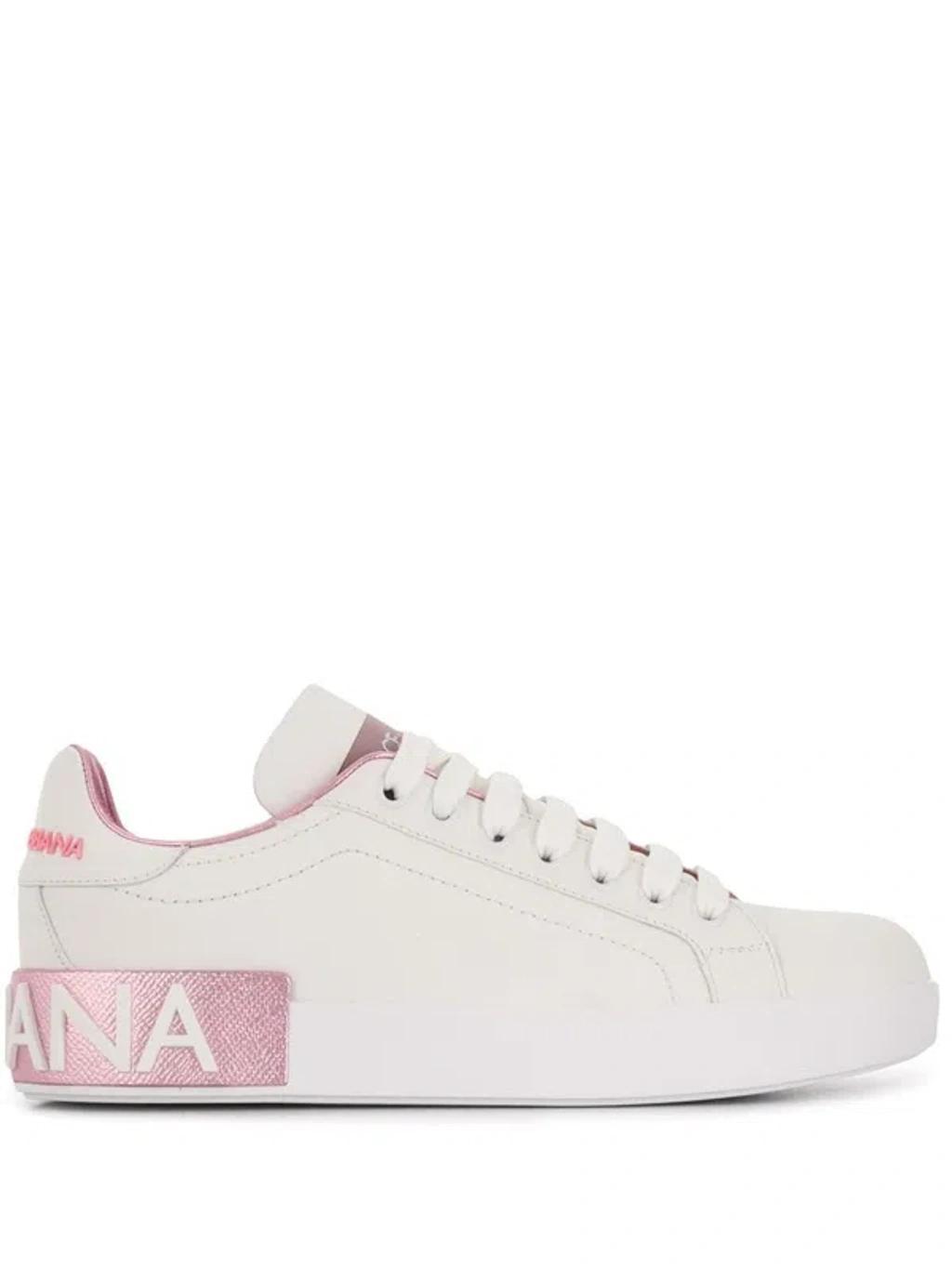 DOLCE & GABBANA Low Sneaker In White Product Image