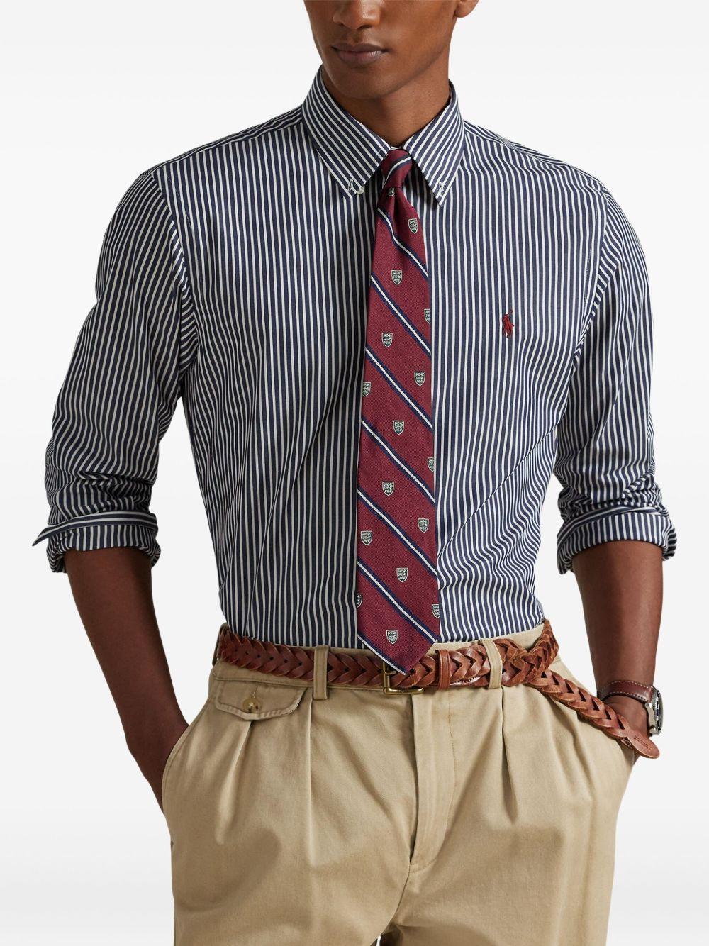 striped button-down shirt Product Image