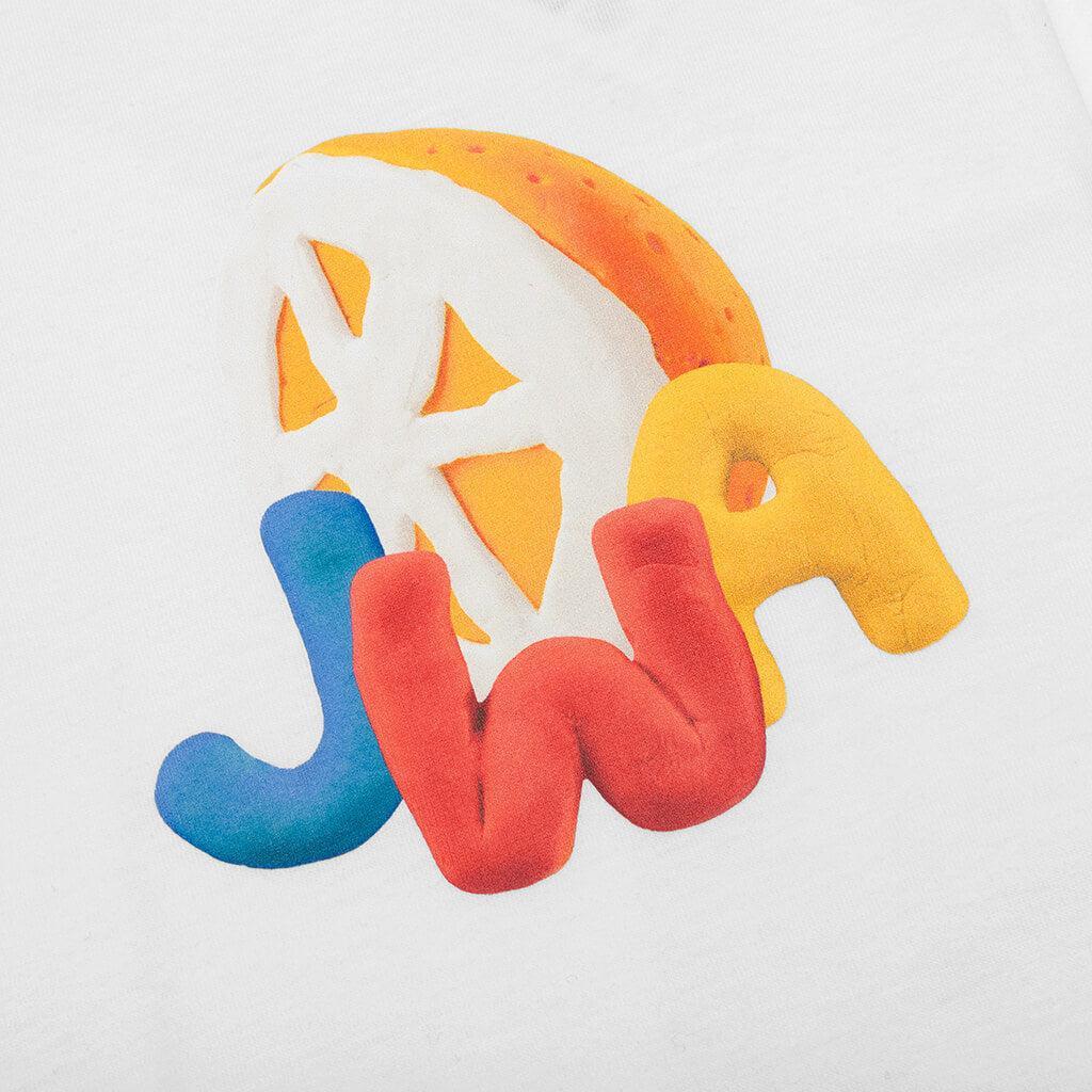 JWA Orange Print T-Shirt - White Male Product Image